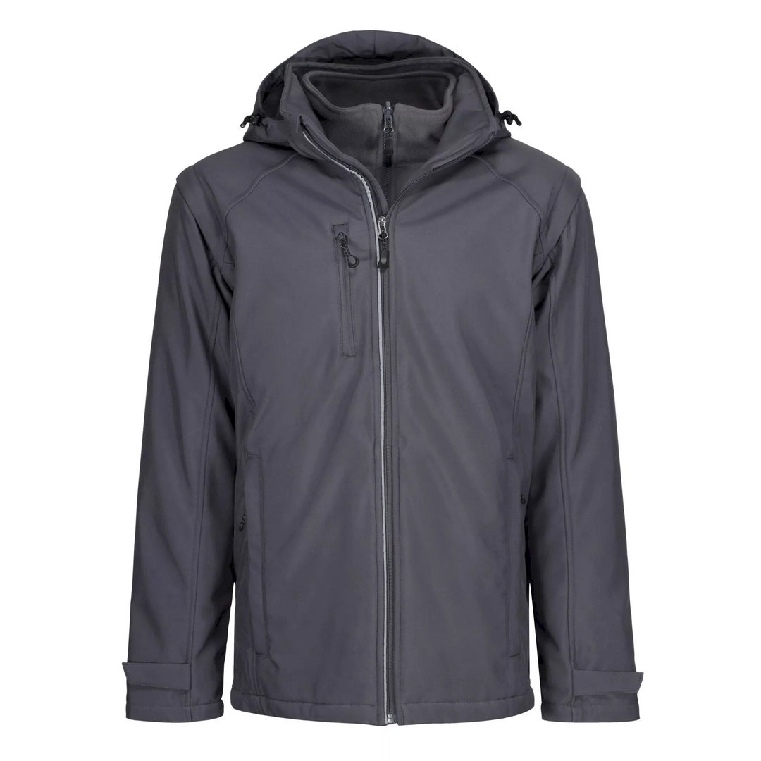 Regatta TRA713 Men's Erasmus 4-In-1 Softshell Waterproof and breathable Jacket 100% Polyester - COOZO