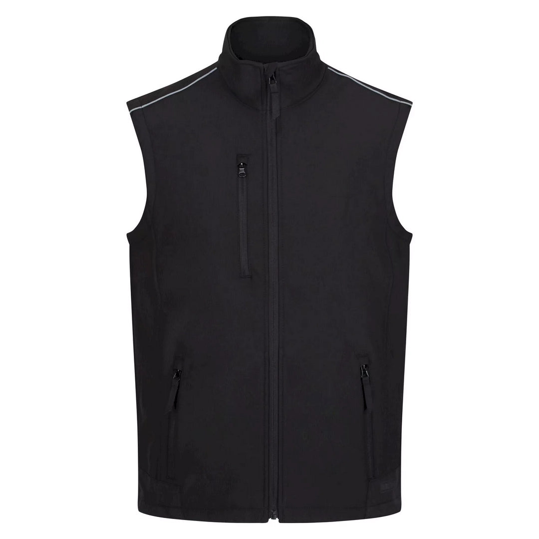 Regatta TRA813 Sandstorm Workwear Soft Shell Bodywarmer ATL durable water repellent finish - COOZO