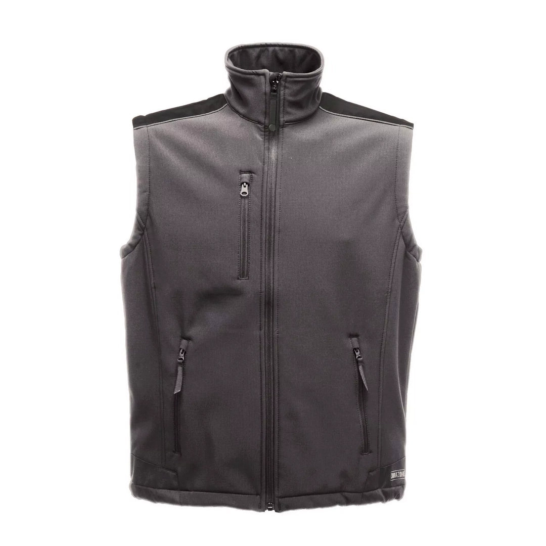 Regatta TRA813 Sandstorm Workwear Soft Shell Bodywarmer ATL durable water repellent finish - COOZO