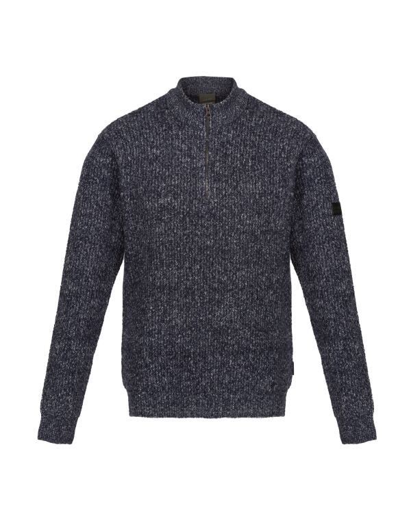 Regatta TRF673 Soloman Zip Neck Knitted Pullover - COOZO