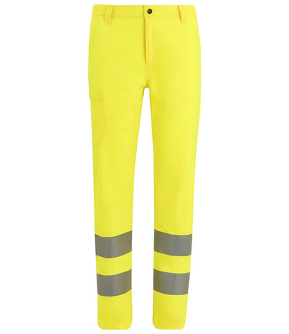Regatta TRJ629R High Visibility Pro Contract Stretch Action Trousers - COOZO