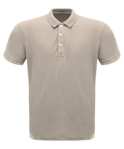 Regatta TRS143 Cassic Piqu Polo Shirt Ribbed collar and cuffs - COOZO