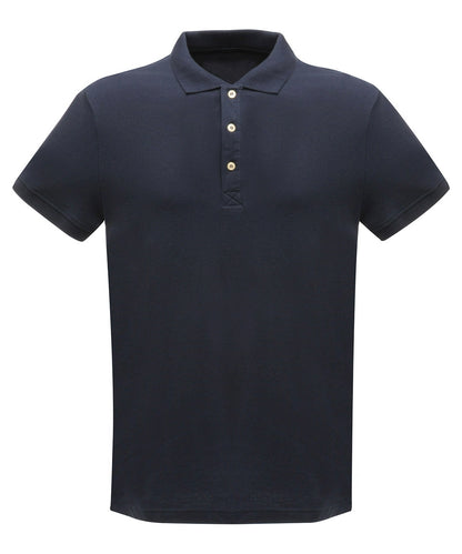 Regatta TRS143 Cassic Piqu Polo Shirt Ribbed collar and cuffs - COOZO