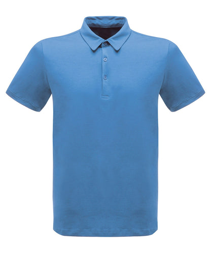 Regatta TRS143 Cassic Piqu Polo Shirt Ribbed collar and cuffs - COOZO