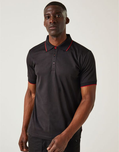 Regatta TRS264 Navigate Short Sleeve Polo 100% polyester - COOZO