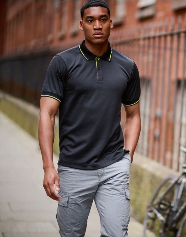 Regatta TRS264 Navigate Short Sleeve Polo 100% polyester - COOZO