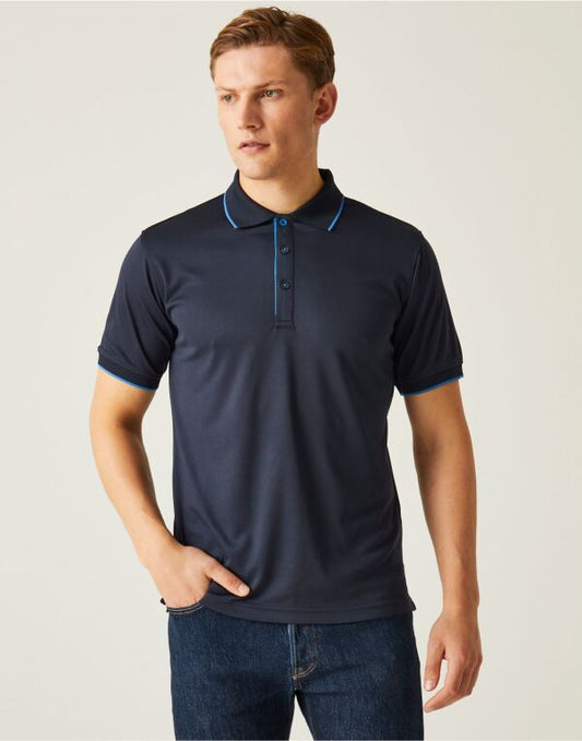Regatta TRS264 Navigate Short Sleeve Polo 100% polyester - COOZO