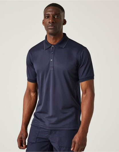 Regatta TRS264 Navigate Short Sleeve Polo 100% polyester - COOZO