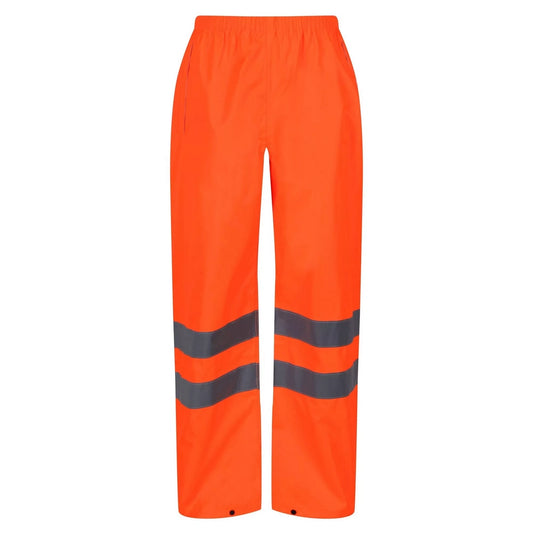 Regatta TRW498 Hi-Vis Pro Packaway Overtrousers - COOZO
