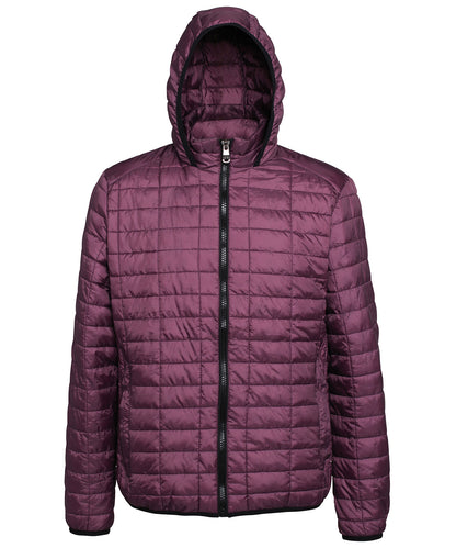 TS023 2786 Honeycomb hooded jacket - COOZO