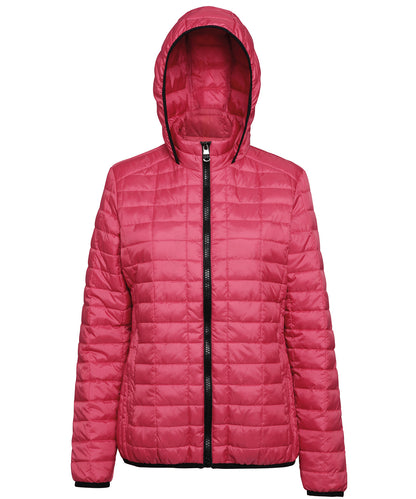 2786 TS23F Women's honeycomb hooded jacket