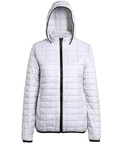 2786 TS23F Women's honeycomb hooded jacket