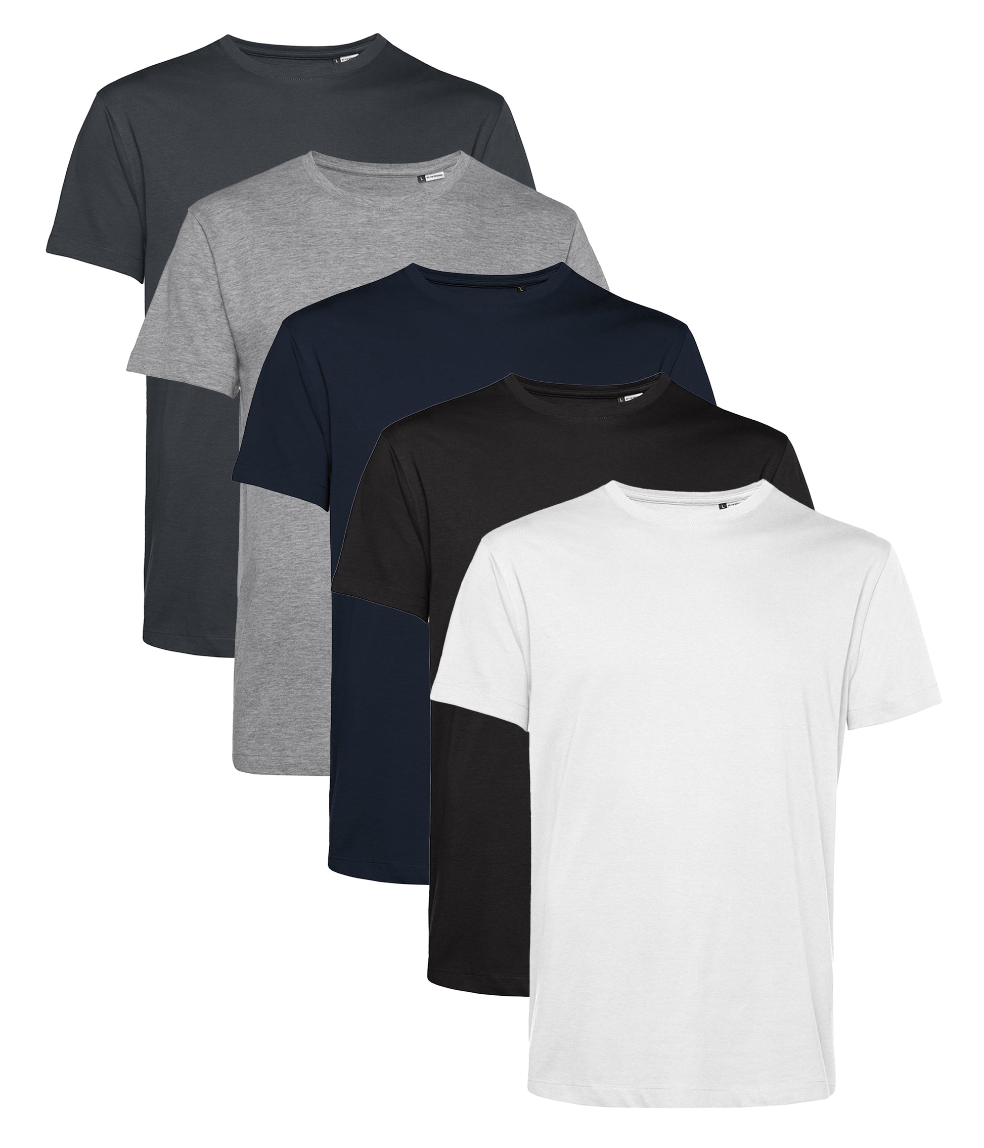 B&C TU01B Men's Organic E150 Tee (Pack of 5) - COOZO