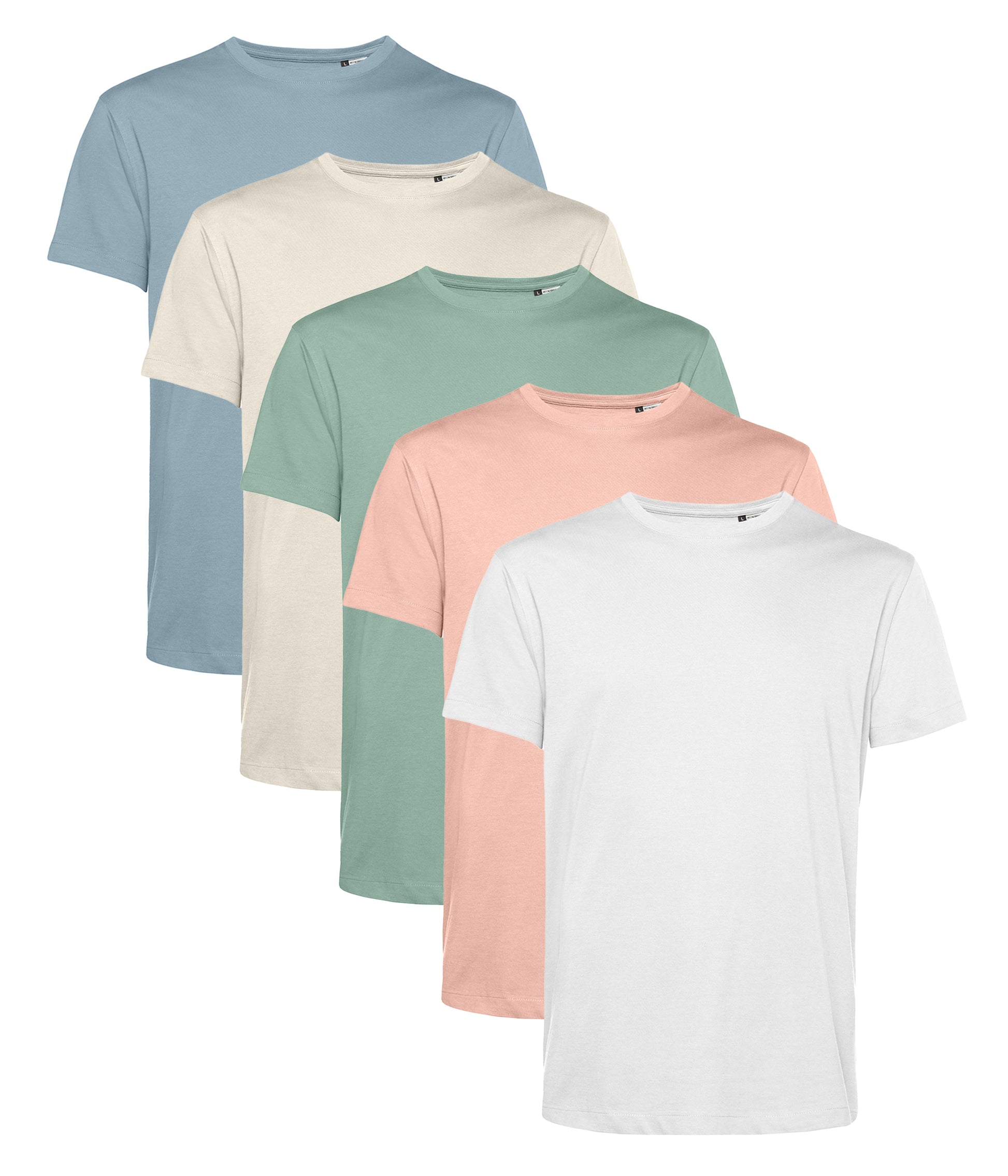 B&C TU01B Men's Organic E150 Tee (Pack of 5) - COOZO