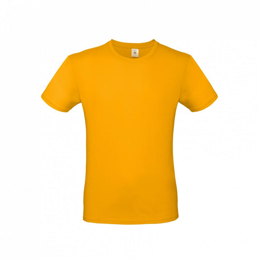 B&C TU01T Men's #E150 short sleeve t-shirt 100% Pre-shrunk ringspun cotton Tubular construction Thin collar rib Rich color - COOZO