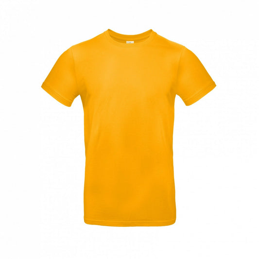 B&C TU03T Men's #E190 short sleeve t-shirt 100% Pre-shrunk ringspun cotton Thin collar rib Tubular construction rich color - COOZO