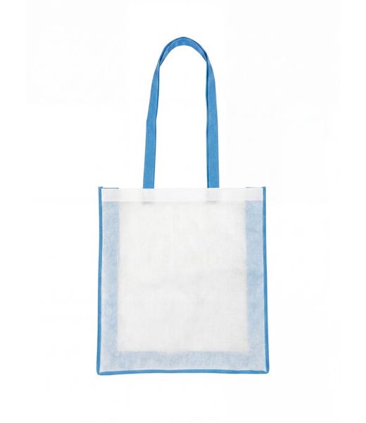 United Bags UB4070 Edge Non Woven Two Tone Shopper