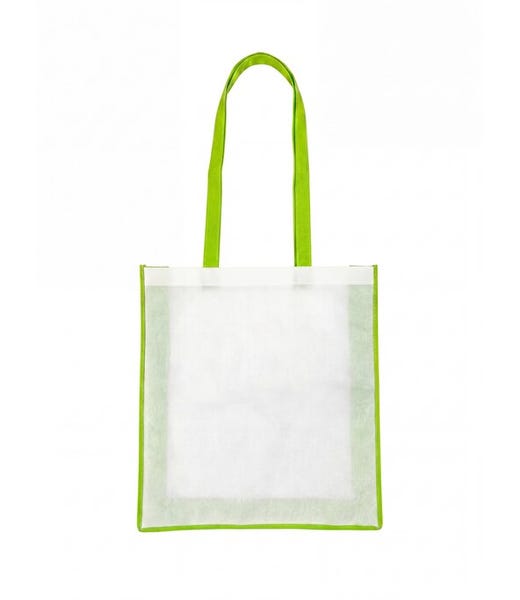United Bags UB4070 Edge Non Woven Two Tone Shopper