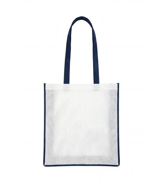 United Bags UB4070 Edge Non Woven Two Tone Shopper