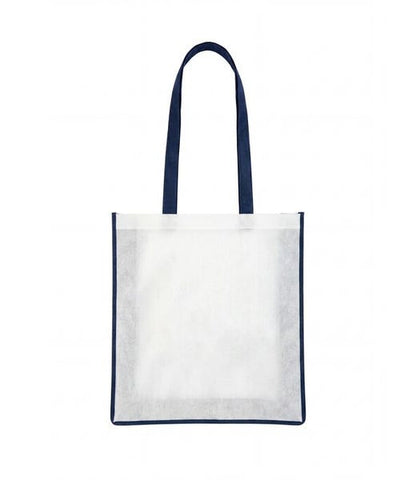United Bags UB4070 Edge Non Woven Two Tone Shopper