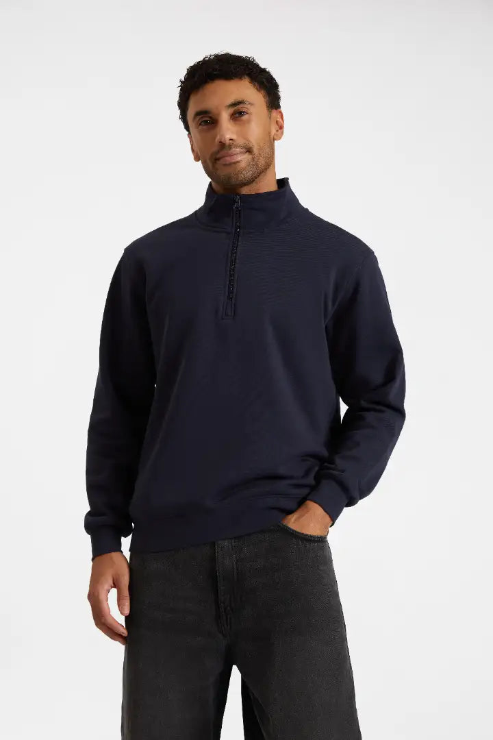 COOZO-Quarter Zip Sweatshirt