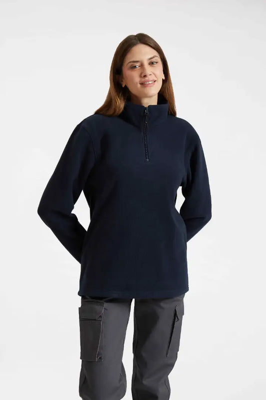 COOZO-Lightweight Quarter Zip Microfleece Jacket