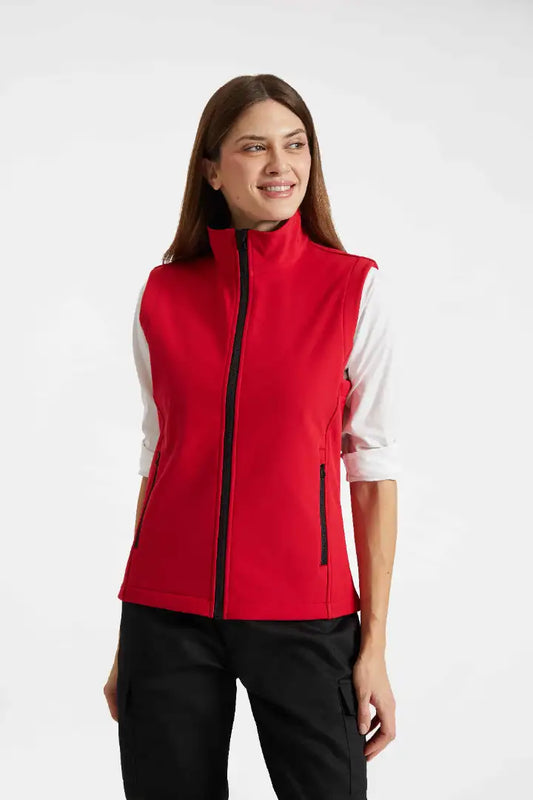 COOZO-Ladies Printable Softshell Gilet