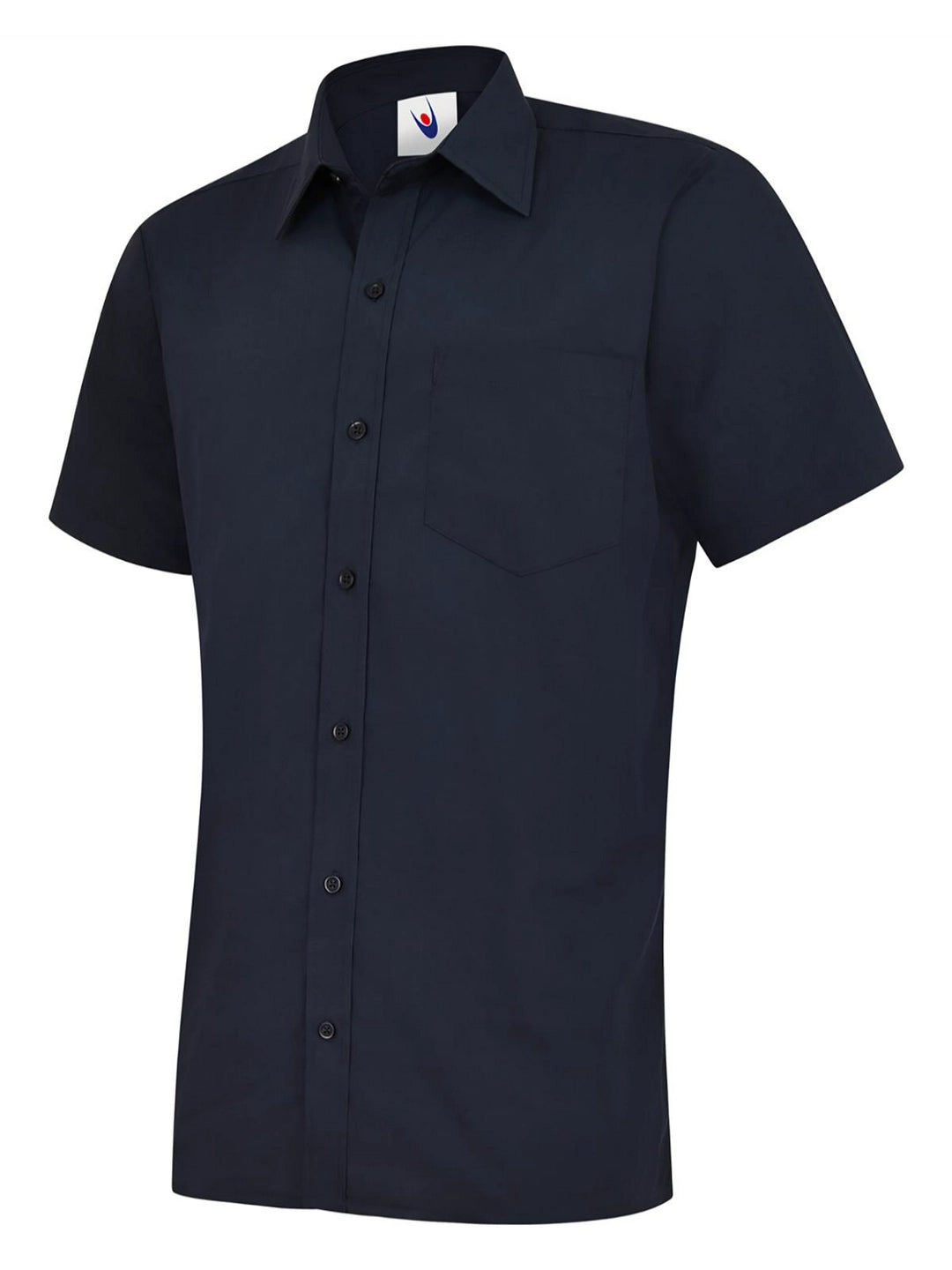 Uneek Clothing UC710 Mens Poplin Half Sleeve Shirt Main color - COOZO