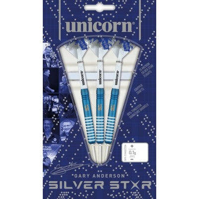 UNICORN UNIT80DAS Tungsten 80% Darts Silverstar Blue Anderson