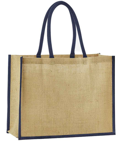 Westford Mill W470 Westford Mill Natural Starched Jute Classic Shopper - COOZO