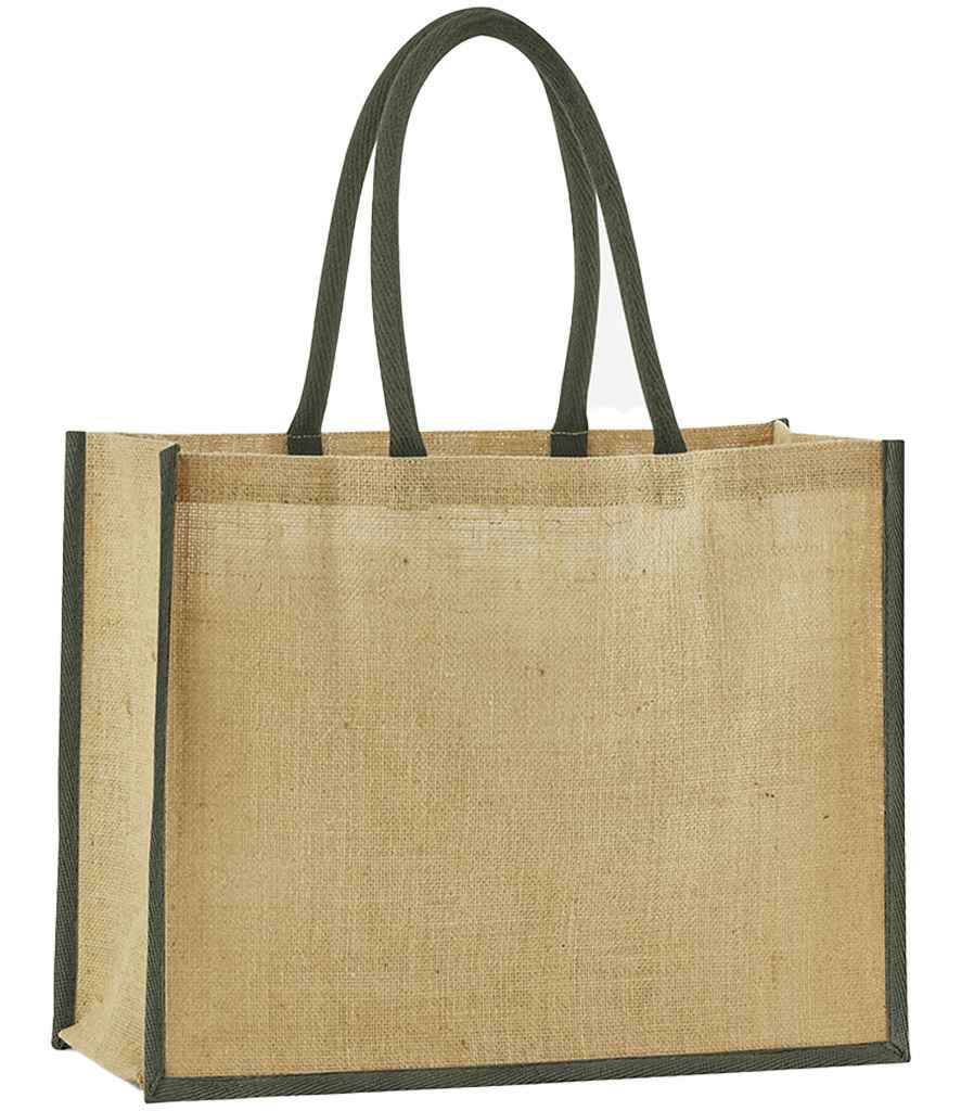 Westford Mill W470 Westford Mill Natural Starched Jute Classic Shopper - COOZO
