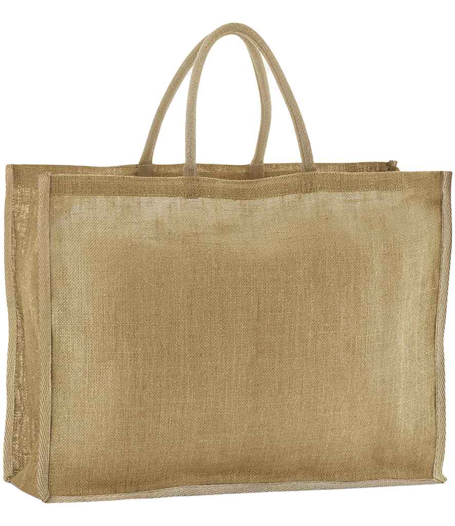Westford Mill W475 Westford Mill Natural Starched Jute Market Shopper - COOZO