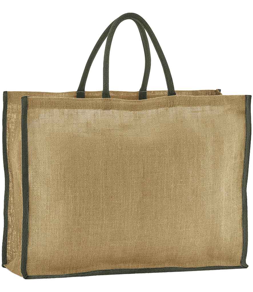 Westford Mill W475 Westford Mill Natural Starched Jute Market Shopper - COOZO