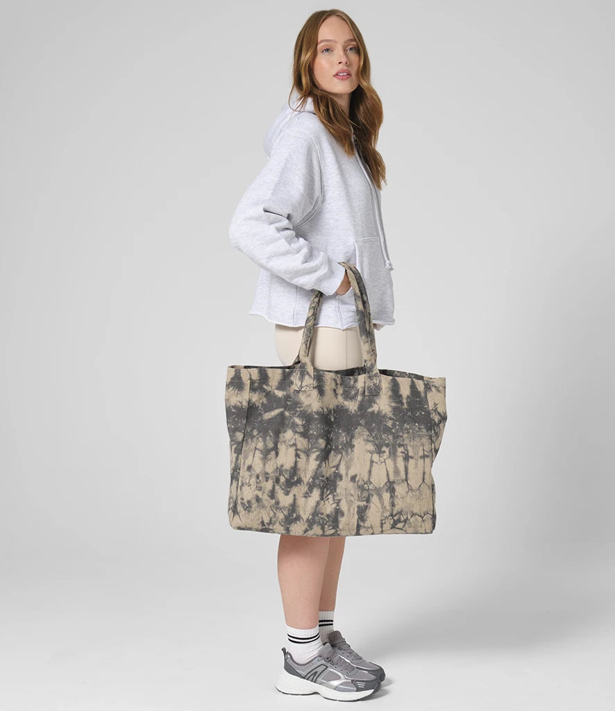 COOZO-Westford Mill Tie Dye Canvas Tote Bag