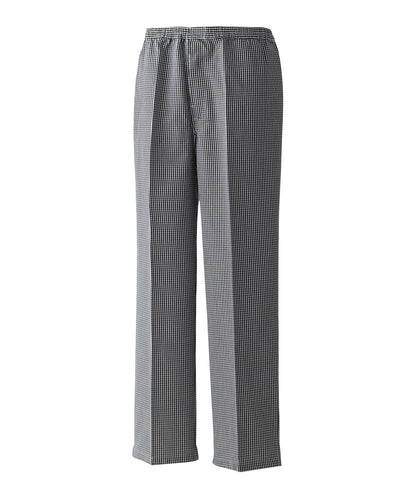 Premier PR552 Pull On Chef's Check Trousers - COOZO