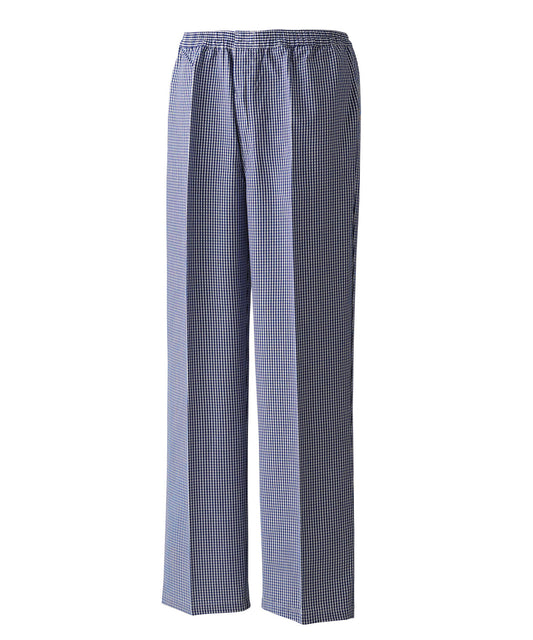 Premier PR552 Pull On Chef's Check Trousers - COOZO