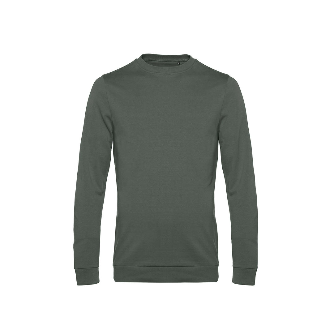 B&C WU01W Men's #Set In Sweatshirt Dark color - COOZO
