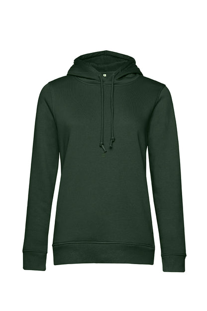 B&C WW34B Women's Organic Hooded Sweat herringbone necktape single jersey lined hood  Cotton - Organic Main color - COOZO