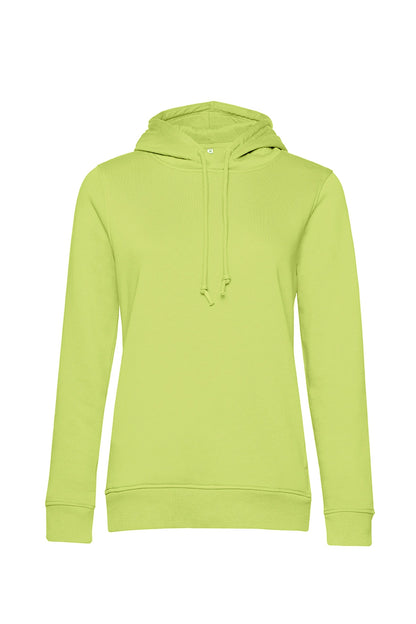 B&C WW34B Women's Organic Hooded Sweat herringbone necktape single jersey lined hood  Cotton - Organic Main color - COOZO