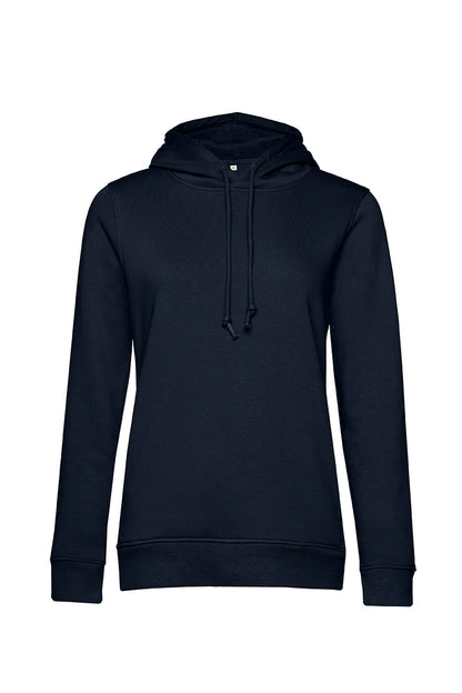 B&C WW34B Women's Organic Hooded Sweat herringbone necktape single jersey lined hood  Cotton - Organic Main color - COOZO
