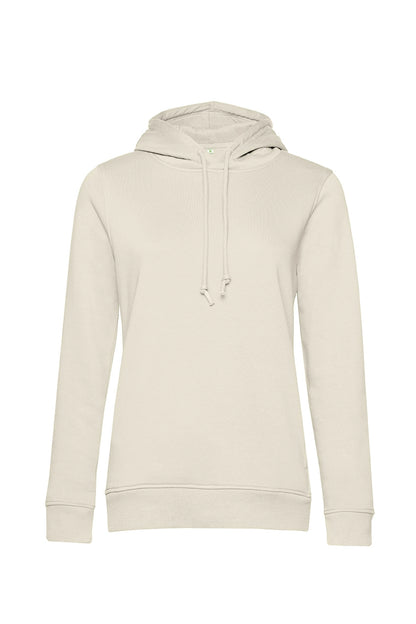 B&C WW34B Women's Organic Hooded Sweat herringbone necktape single jersey lined hood  Cotton - Organic Main color - COOZO