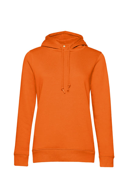 B&C WW34B Women's Organic Hooded Sweat herringbone necktape single jersey lined hood  Cotton - Organic Main color - COOZO