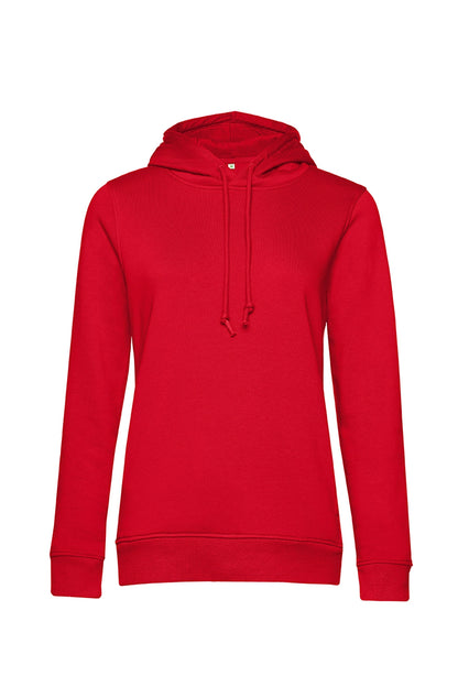 B&C WW34B Women's Organic Hooded Sweat herringbone necktape single jersey lined hood  Cotton - Organic Main color - COOZO
