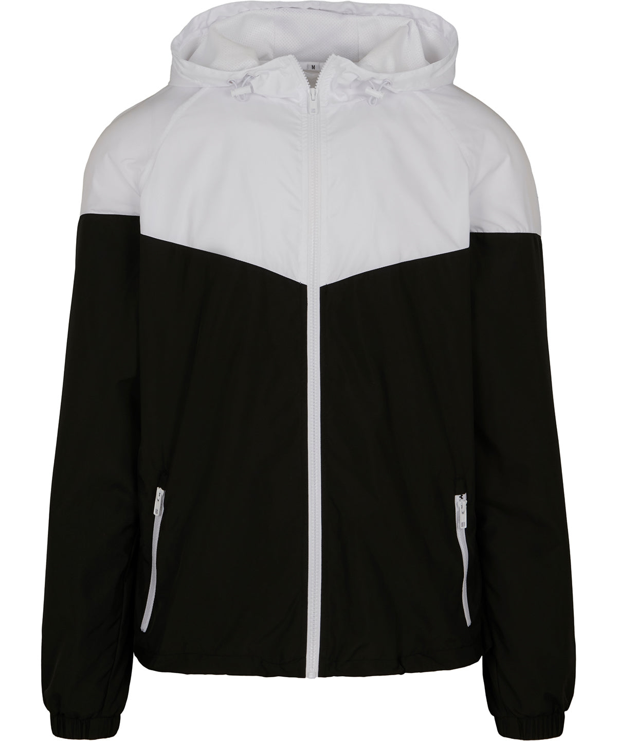 Build Your Brand BY129 Two-tone tech windrunner jacket - COOZO