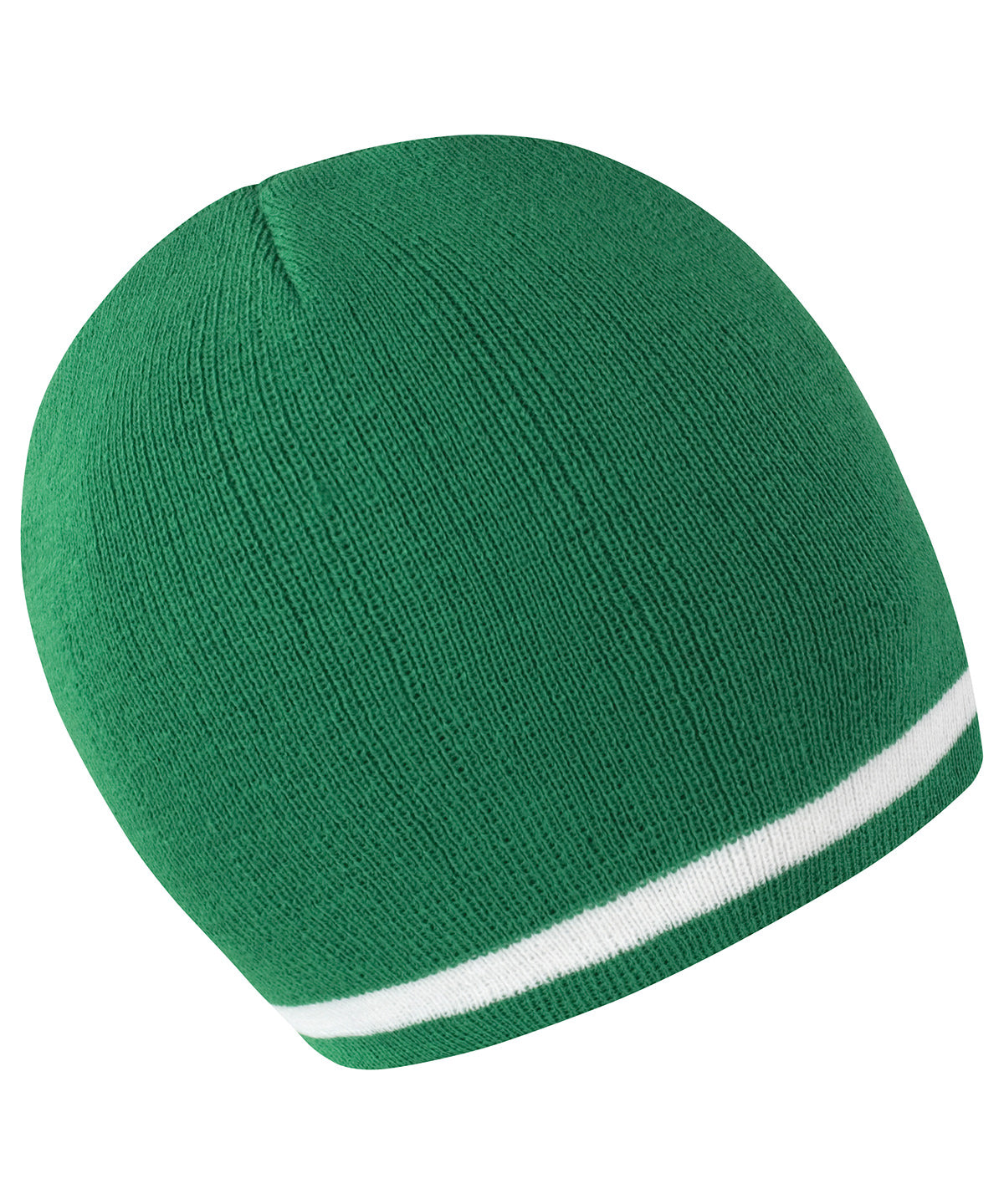 Result National beanie 100% Acrylic Windproof Stripe knit (R368X) - COOZO