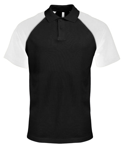 Kariban Baseball Cotton Polo Shirt KB226 - COOZO