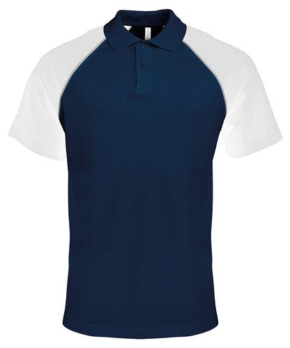 Kariban Baseball Cotton Polo Shirt KB226 - COOZO