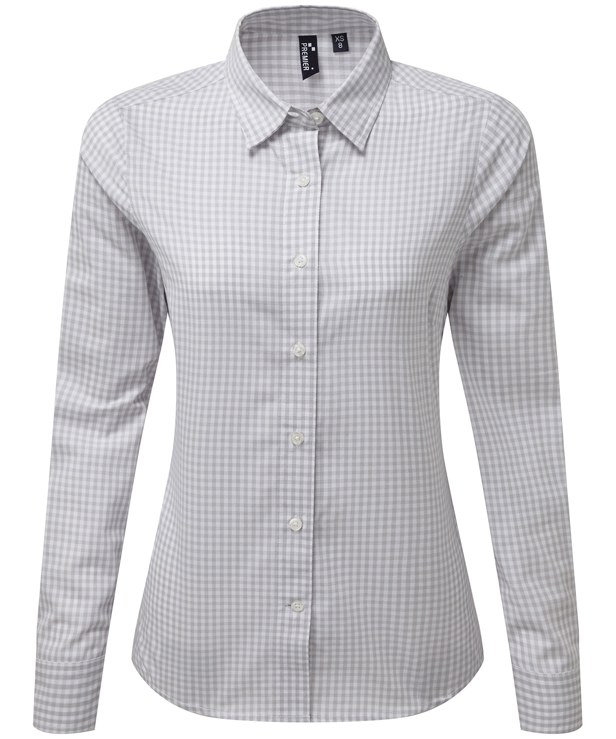 Premier PR352 Women's Maxton check long sleeve shirt - COOZO