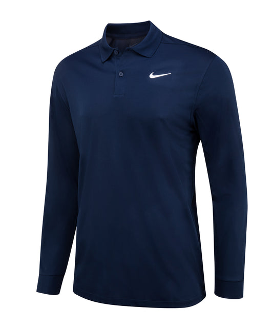 Nike DN2344 Dri-FIT Victory solid long sleeve polo 100% Polyester - COOZO