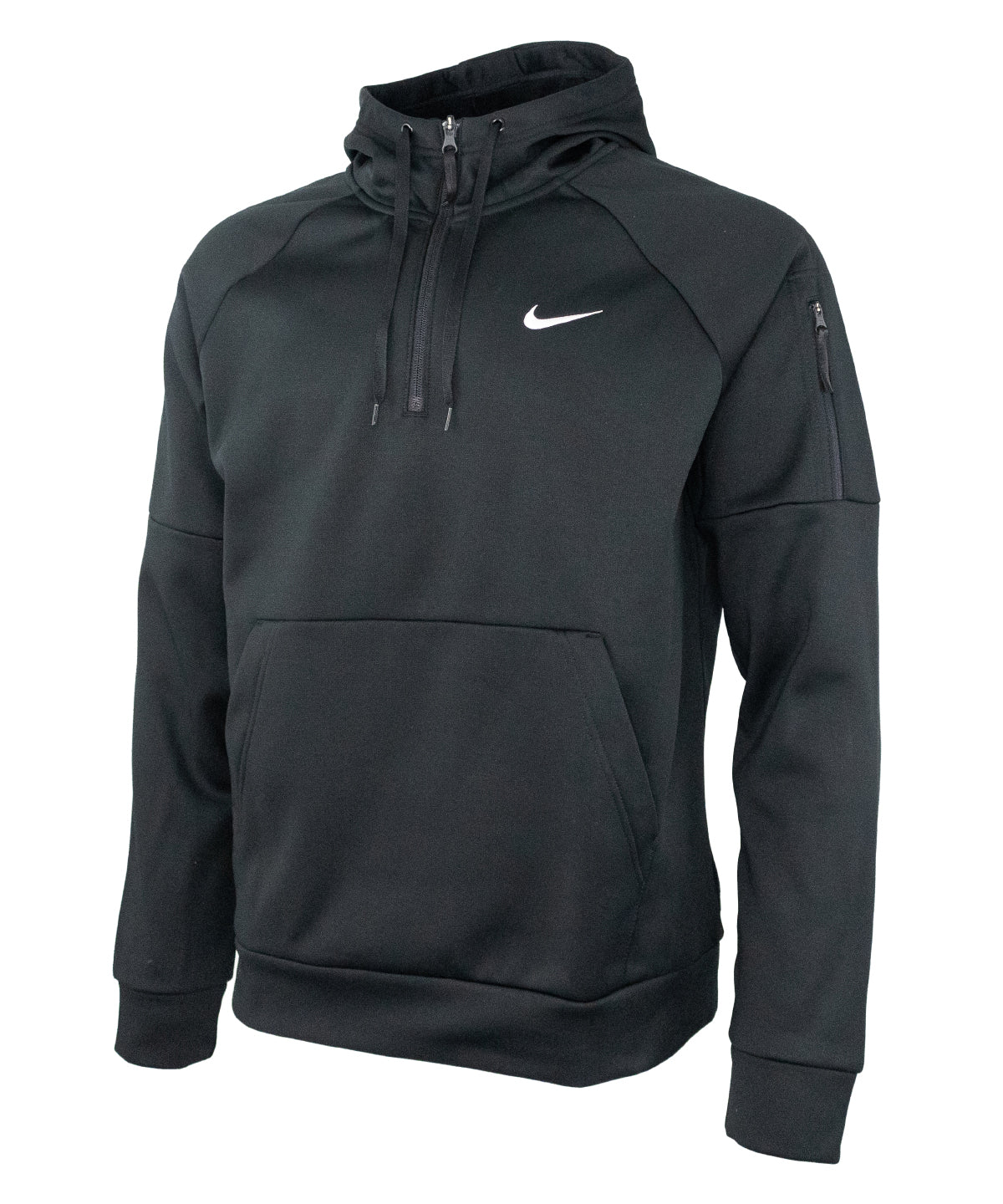 Nike DQ4844 mens 1/4 zip fitness Therma-FIT hoodie 100% Polyester - COOZO